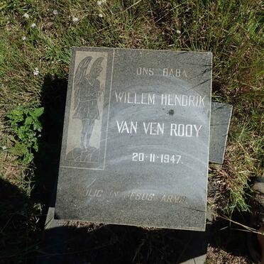 ROOY Willem Hendrik, van ven -1947