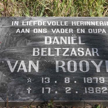 ROOYEN Daniel Beltzasar, van 1879-1962