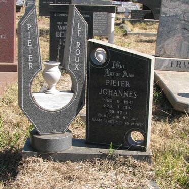 ROUX Pieter Johannes, le 1941-1986