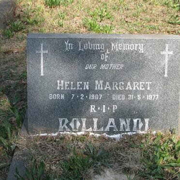 ROLLANDI Helen Margaret 1907-1977
