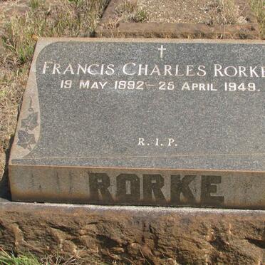 RORKE Francis Charles 1892-1949