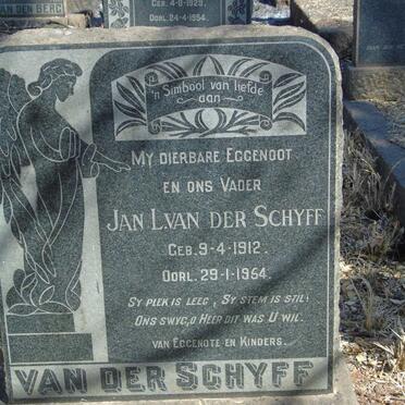 SCHYFF Jan L., van der 1912-1954
