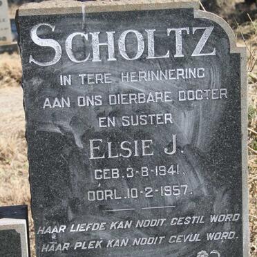 SCHOLTZ Elsie J. 1941-1957