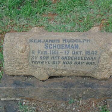 SCHOEMAN Benjamin Rudolph 1911-1942