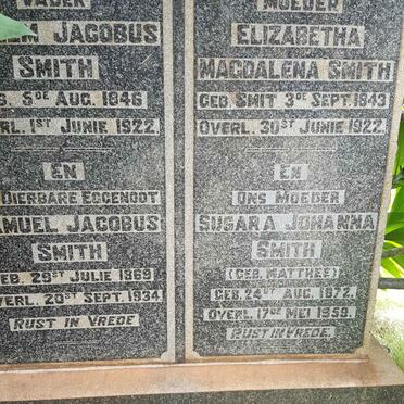 SMITH :: SMIT :: MATTHEE