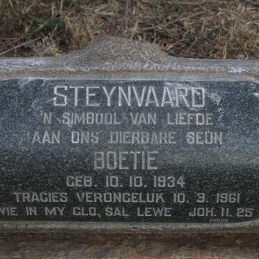 STEYNVAARD Boetie 1934-1961