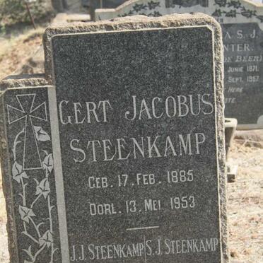STEENKAMP Gert Jacobus 1885-1953 :: STEENKAMP S.J. 1913-2000 & J.J. 1918-1999