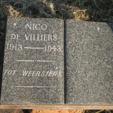 VILLIERS Nico, de 1913-1943