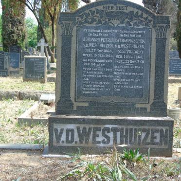WESTHUIZEN Johannes Petrus, v.d. 1864-1944 &amp; Catharina Sophia VILJOEN 1868-1948