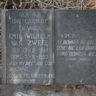 ZWEEL Emil Wilhelm, van 1895-1953