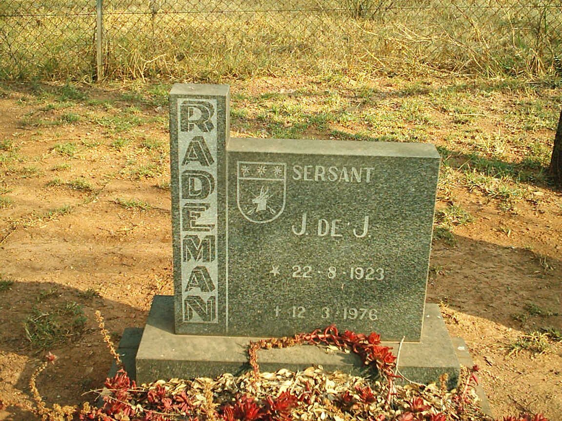 RADEMAN J. de J. 1923-1976