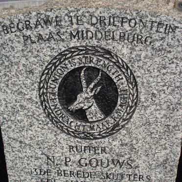 GOUWS N.P. -1915