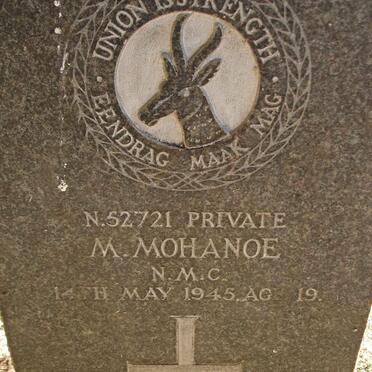 MOHANOE M. -1945