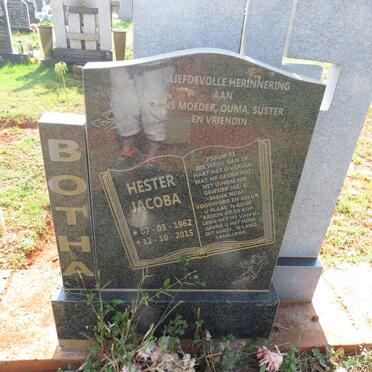 BOTHA Hester Jacoba 1962-2015