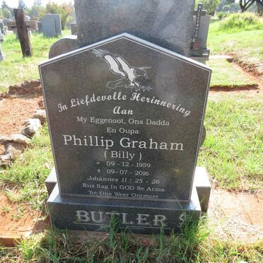 BUTLER Phillip Graham 1959-2016