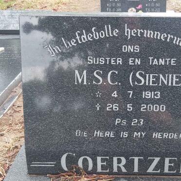 COERTZEN  M.S.C. 1913-2000