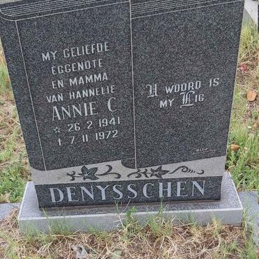 DENYSSCHEN Annie C. 1941-1972