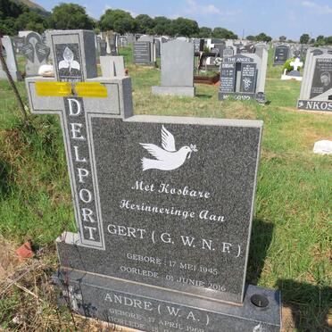 DELPORT Gert Willem Nicolaas Francois 1945-2016 :: DELPORT W.A. 1969-2017 _1
