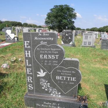 EHLERS Ernst 1942-2016 & Bettie 1945-