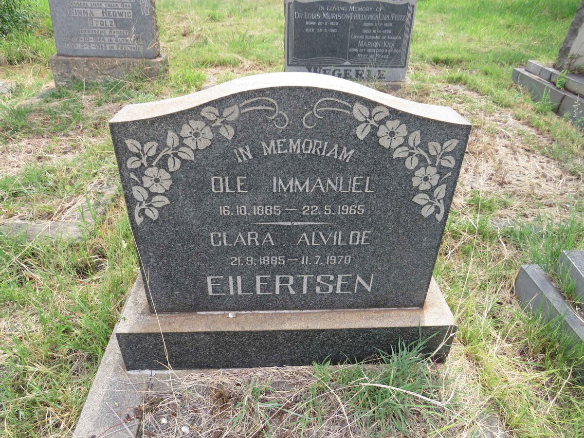 EILERTSEN Ole Immanuel 1885-1965 & Clara Alvilde 1885-1970