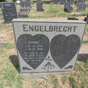 ENGELBRECHT Jannie 1938-1984