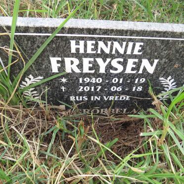 FREYSEN Hennie 1940-2017