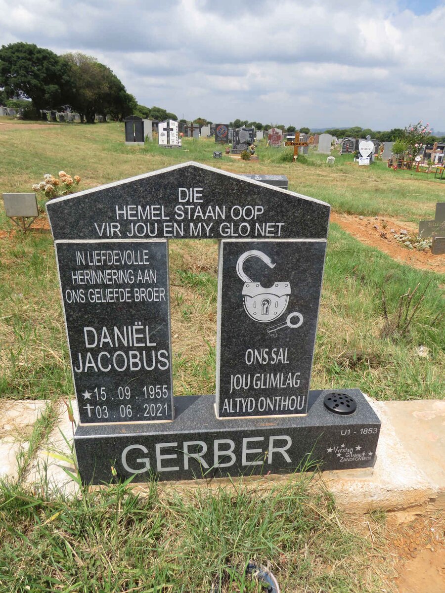 GERBER Daniel Jacobus 1955-2021