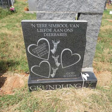 GRUNDLING Cornelius Johannes 1959-2018