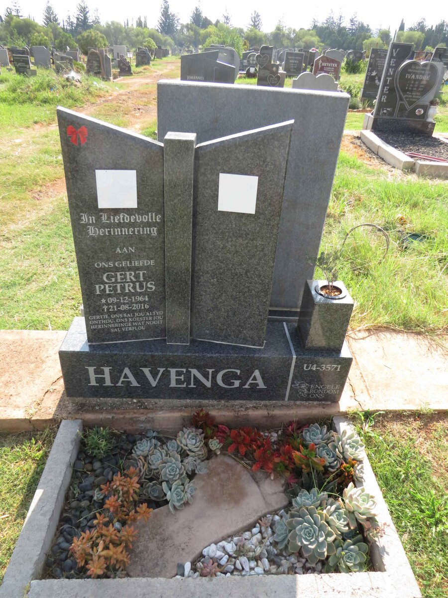 HAVENGA Gert Petrus 1964-2016