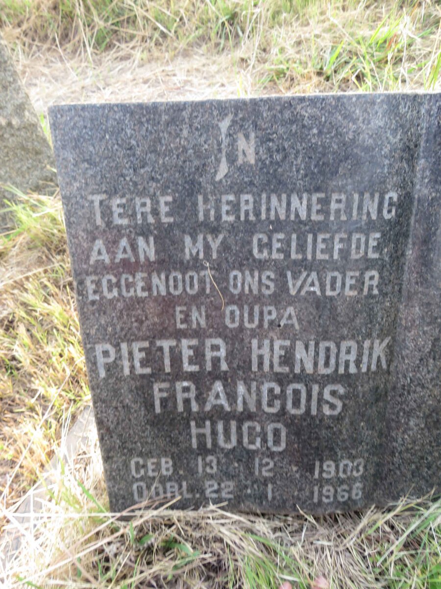 HUGO Pieter Hendrik Francois 1903-1966