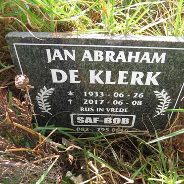 KLERK Jan Abraham, de 1933-2017