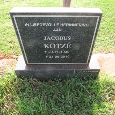 KOTZE Jacobus 1939-2010