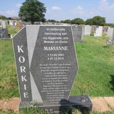 KORKIE Marianne 1943-2016