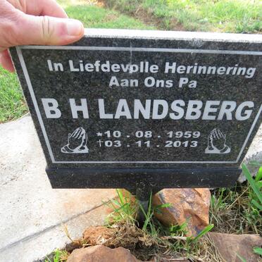 LANDSBERG B.H. 1959-2013