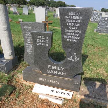 LEBESE Emily Sarah 1961-2015