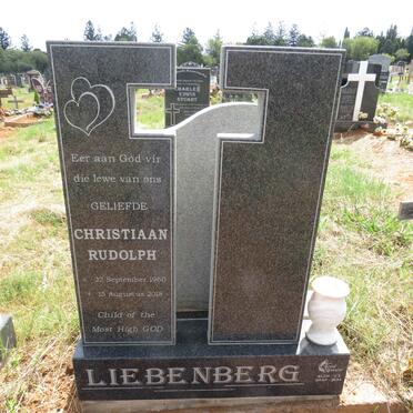 LIEBENBERG Christiaan Rudolph 1960-2018