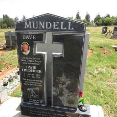 MUNDELL David Frederick 1951-2019