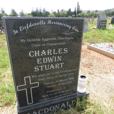MACDONALD Charles Edwin Stuart 1945-2019