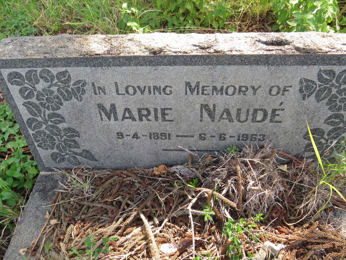 NAUDE Marie 1891-1963
