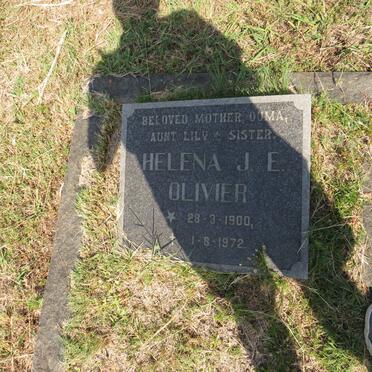 OLIVIER Helena J.E. 1900-1972
