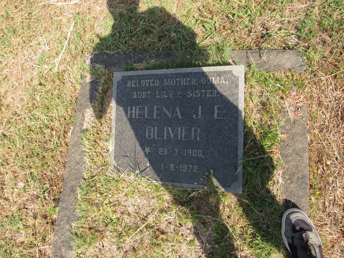 OLIVIER Helena J.E. 1900-1972