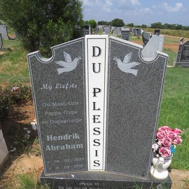PLESSIS Hendrik Abraham, du 1930-2018