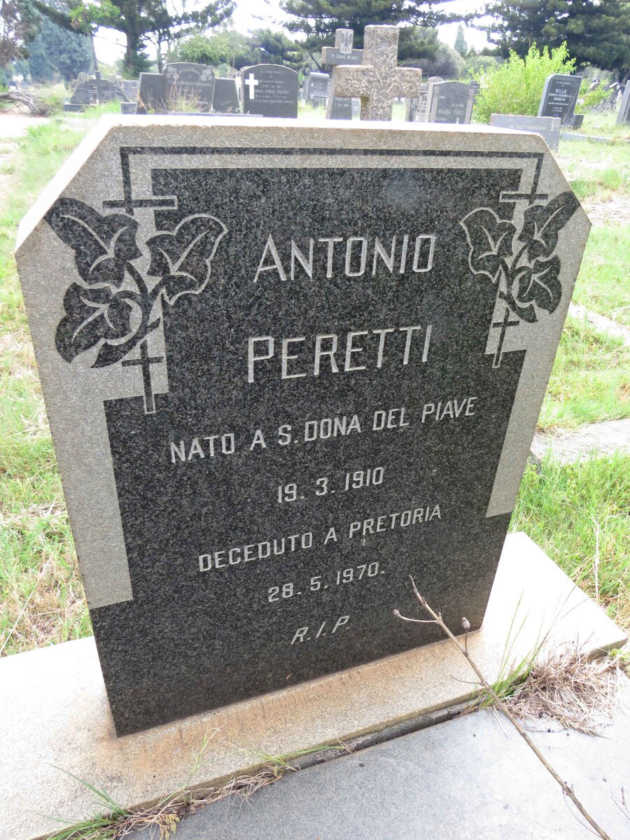 PERETTI Antonio 1910-1970