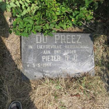PREEZ P. J., du 1944-1983
