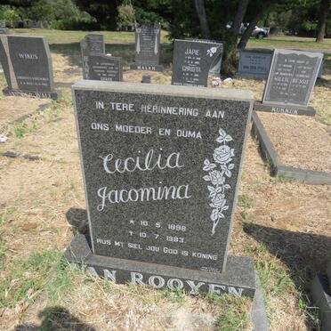 ROOYEN Cecilia Jacomina, van 1898-1983