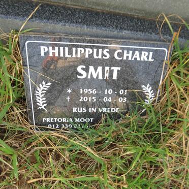 SMIT Phillipus Charl 1956-2015