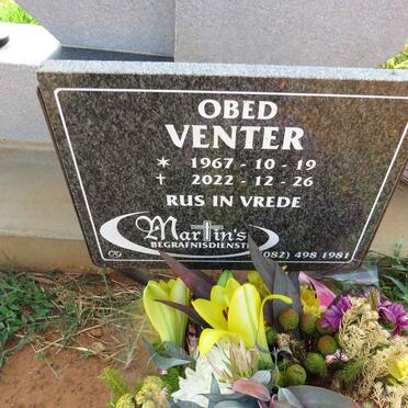 VENTER Obed 1967-2022