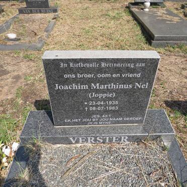 VERSTER Joachim Marthinus Nel 1935-1983