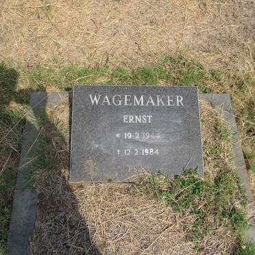 WAGEMAKER Ernst 1944-1984
