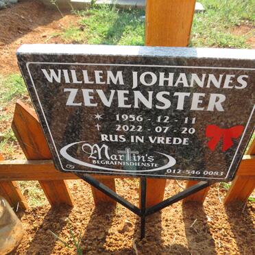 ZEVENSTER Willem Johannes 1956-2022